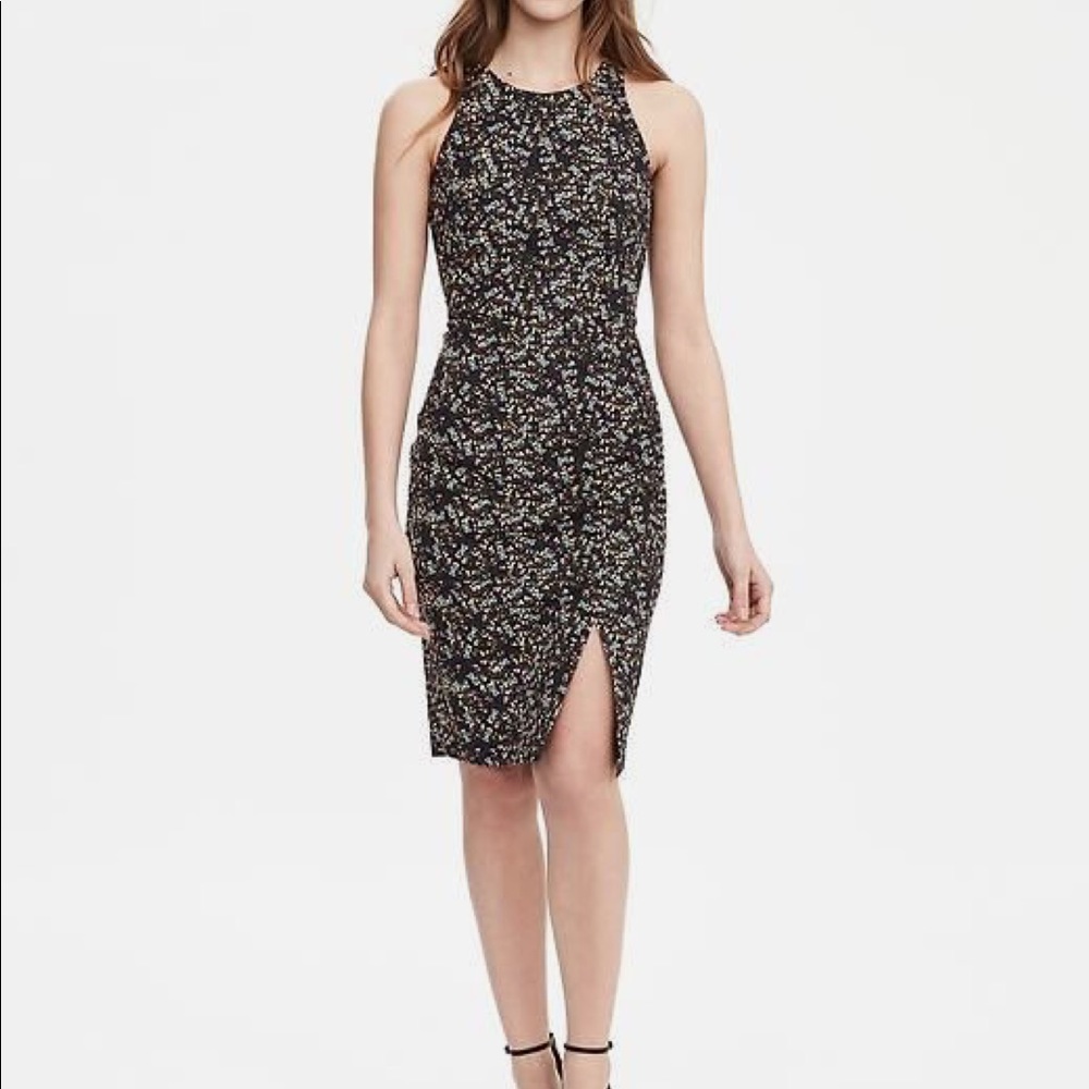 Banana Republic Bi-Stretch Floral Sheath